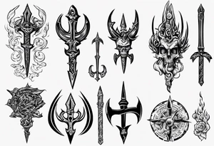 Ukrainian Trident tattoo idea