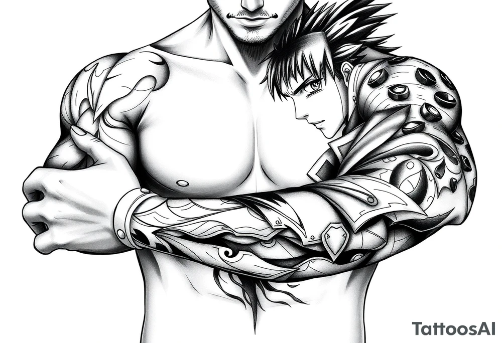 Naruto and sasuke tattoo idea