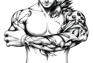 Naruto and sasuke tattoo idea