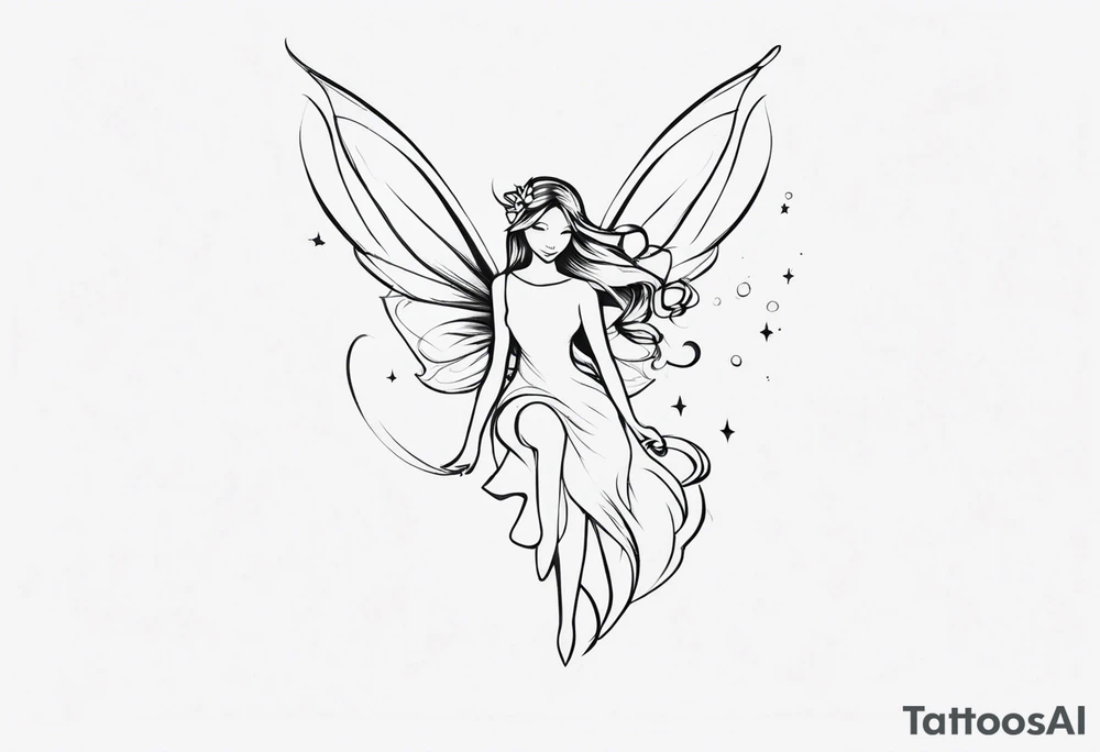 Small Fairy tattoo idea
