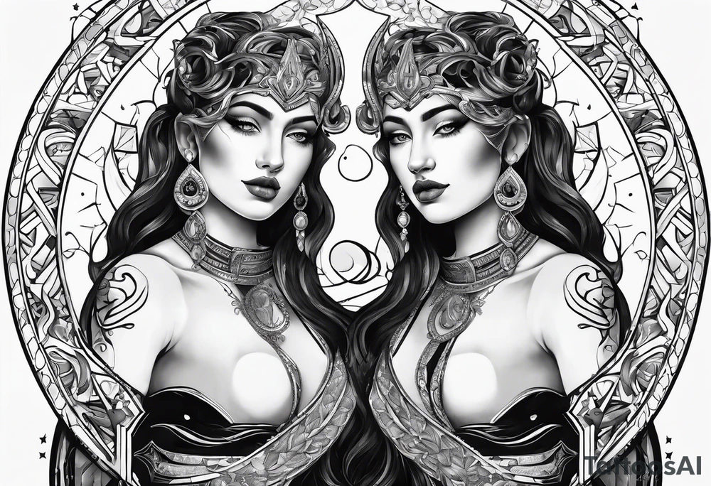 Gemini zodiac tattoo tattoo idea