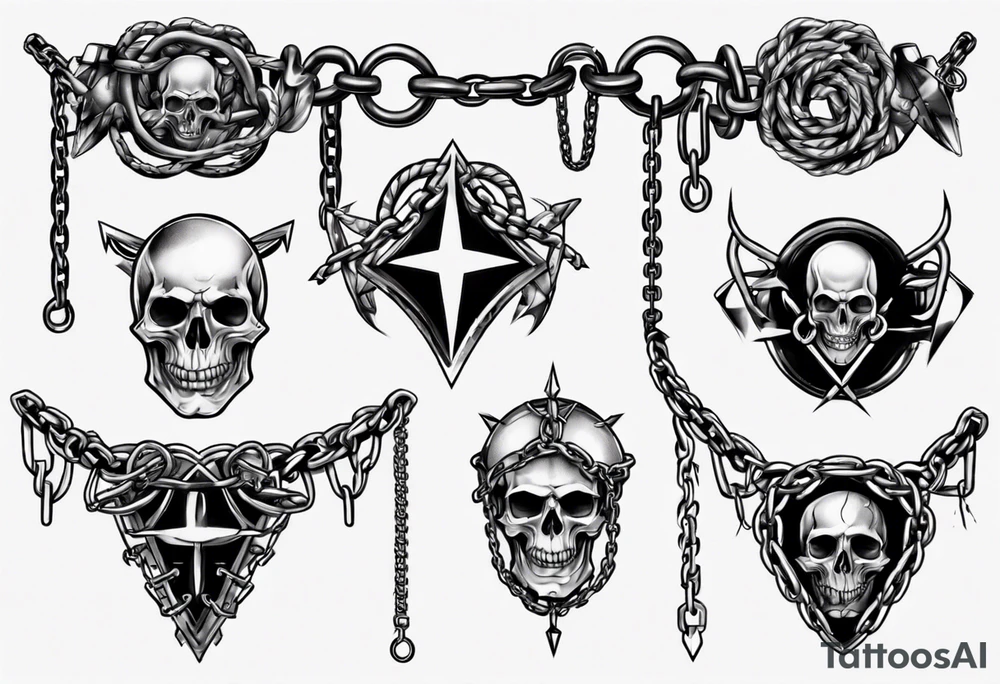 Chains tattoo idea