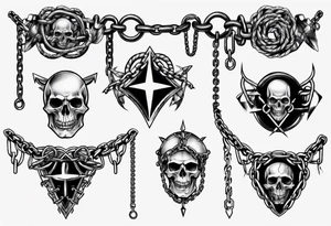 Chains tattoo idea