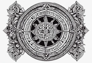 Viking Vegvisir tattoo idea