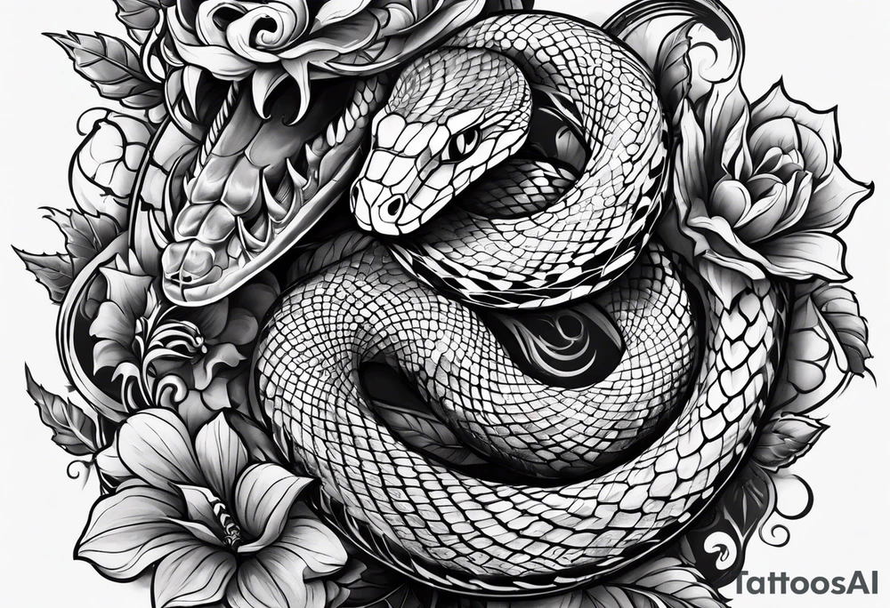 snake tattoo idea