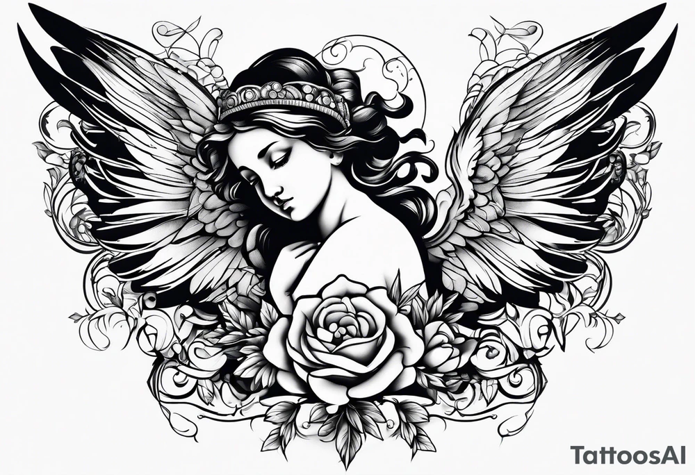Cherub tattoo idea