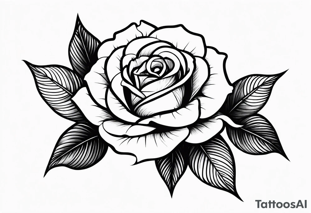 Gothic Rose tattoo idea