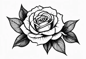 Gothic Rose tattoo idea