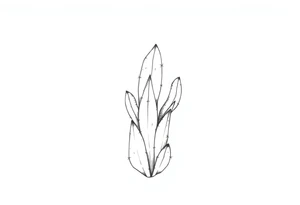Cute cacti tattoo idea