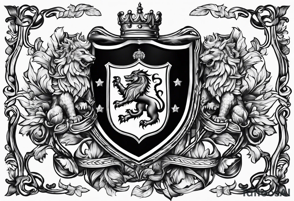 Thomas skinner coat of arms tattoo idea