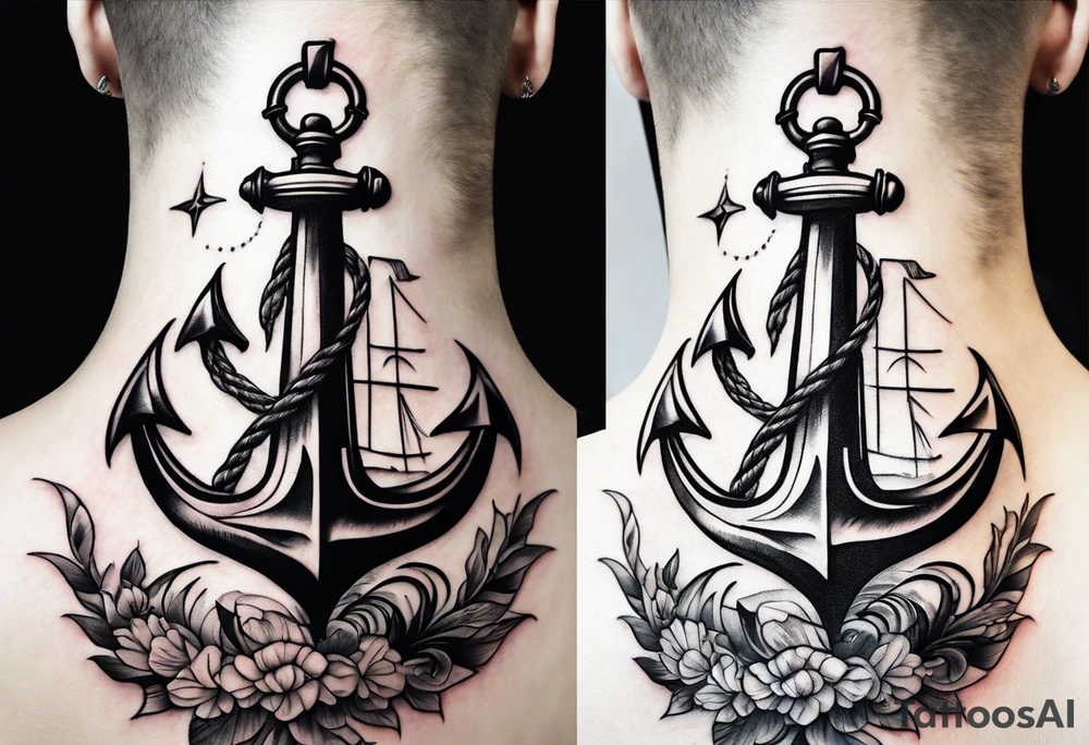 anchor tattoo idea