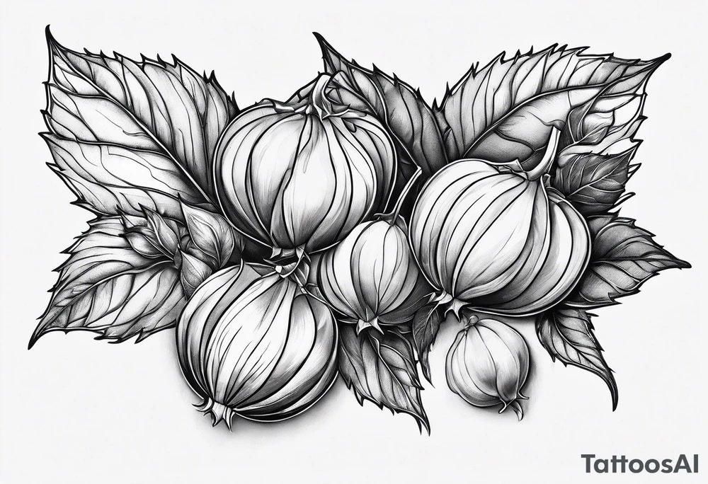 Physalis sur tout l'avant bras tattoo idea