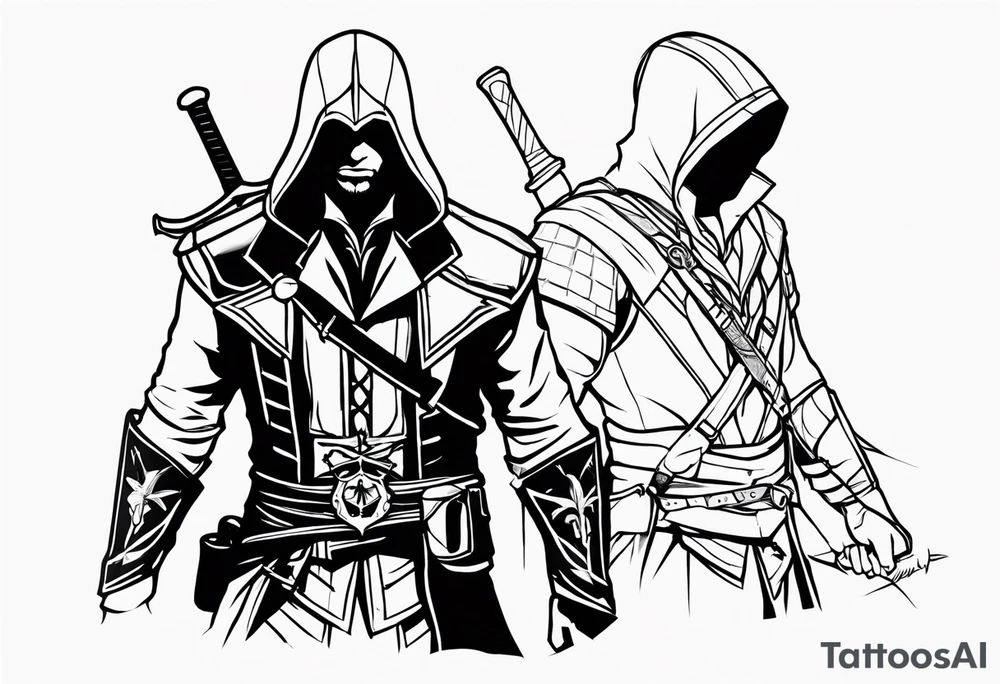 Edward kennway assassins creed tattoo tattoo idea