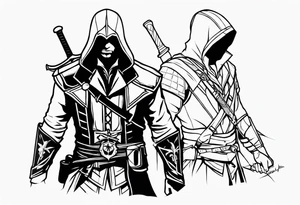 Edward kennway assassins creed tattoo tattoo idea