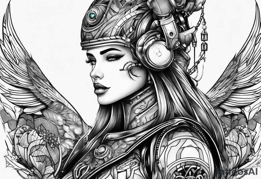 Robot tattoo idea