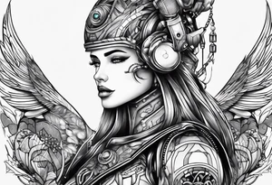 Robot tattoo idea