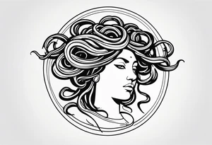 Medusa tattoo with Sicilian spin tattoo idea