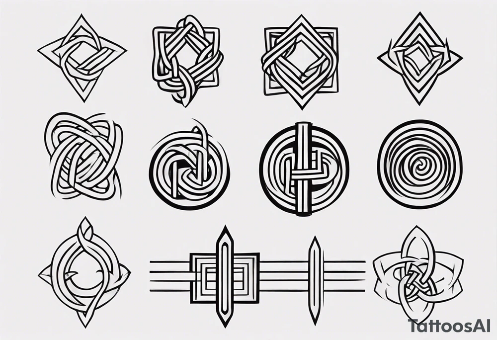Prime knot 6,1 but very simple and clean tattoo idea