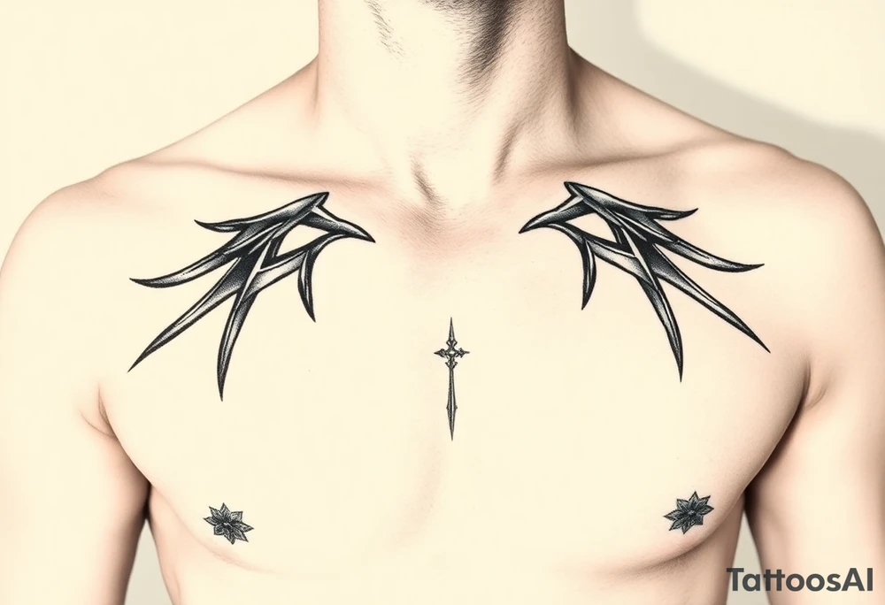 Dark Cover up tattoo idea