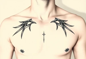 Dark Cover up tattoo idea