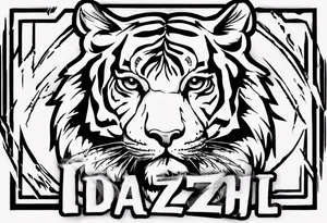 i want my last name ‘DEZIUS’ with a tiger 
i would like my last name to be the main image on my forearm tattoo idea