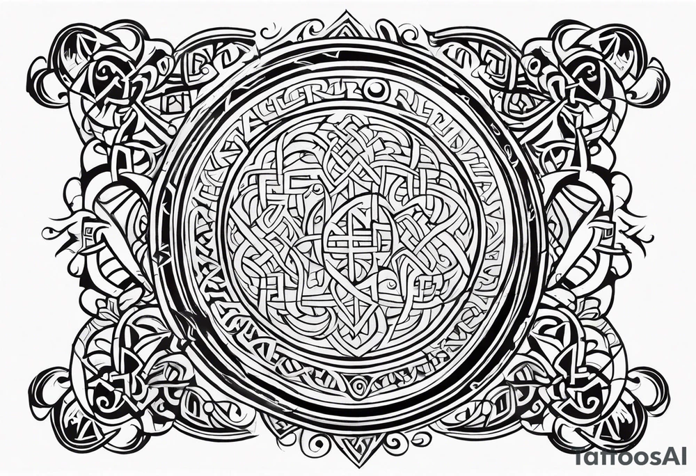 Viking prayer poem tattoo idea