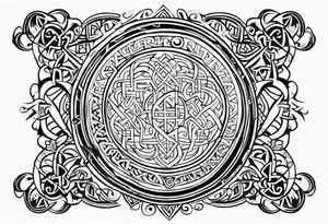 Viking prayer poem tattoo idea