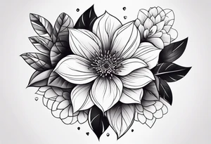 Flower sleeve tattoo. tattoo idea