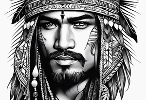Tohono Oʼodham tattoo idea