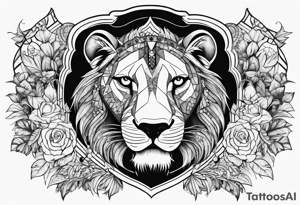 lion tamer tattoo idea