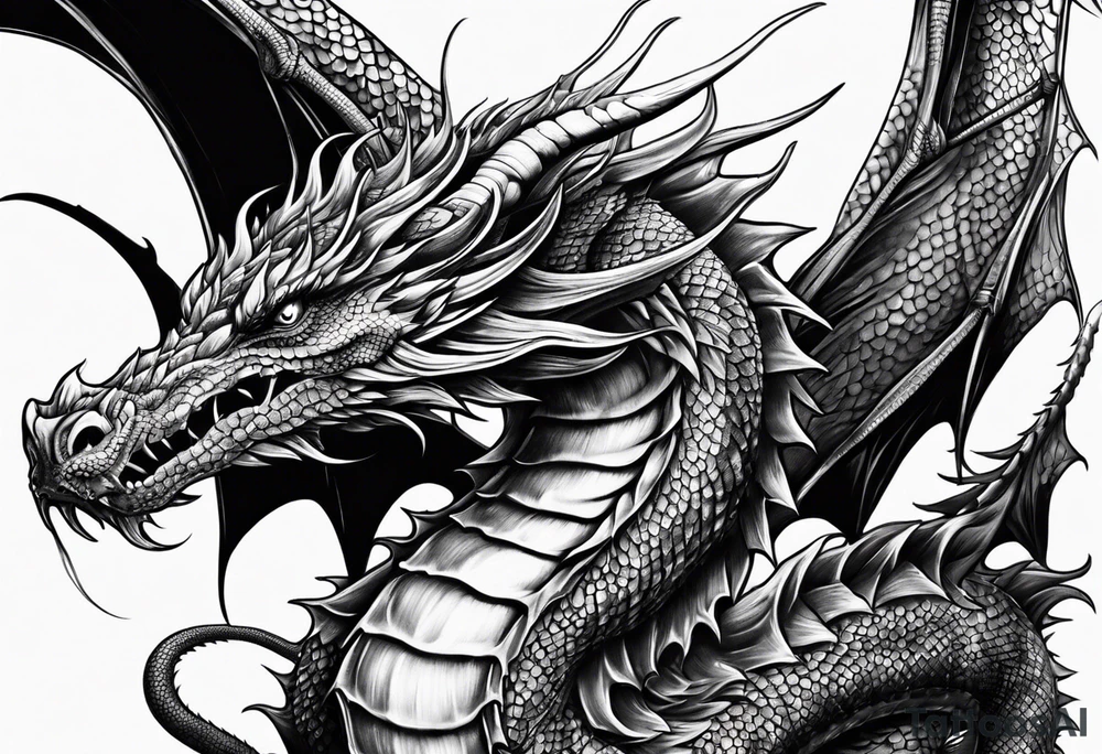 Dragon tattoo idea