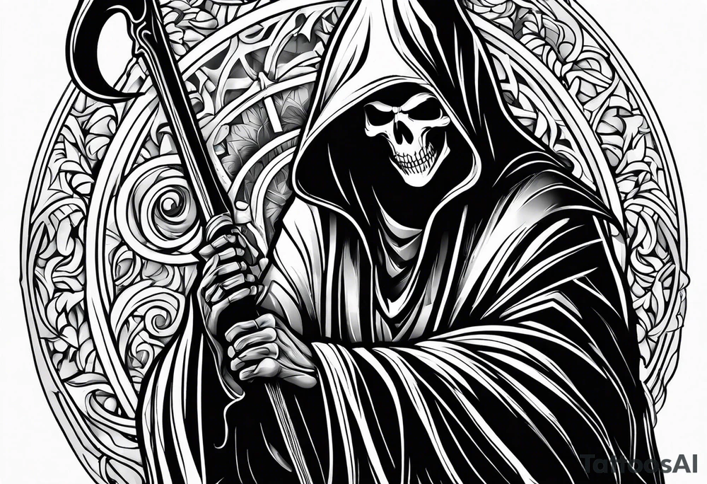 Grim reaper tattoo idea