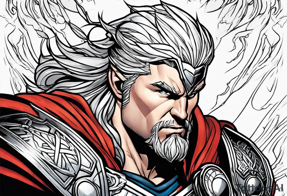 The Mighty Thor from current Marvel comics tattoo idea
