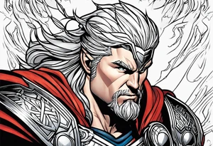 The Mighty Thor from current Marvel comics tattoo idea