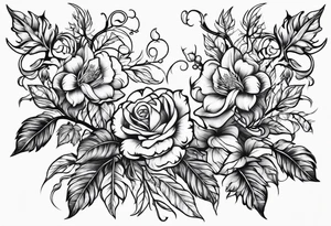vine work tattoo idea