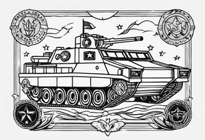 Military sleeve tattoo idea