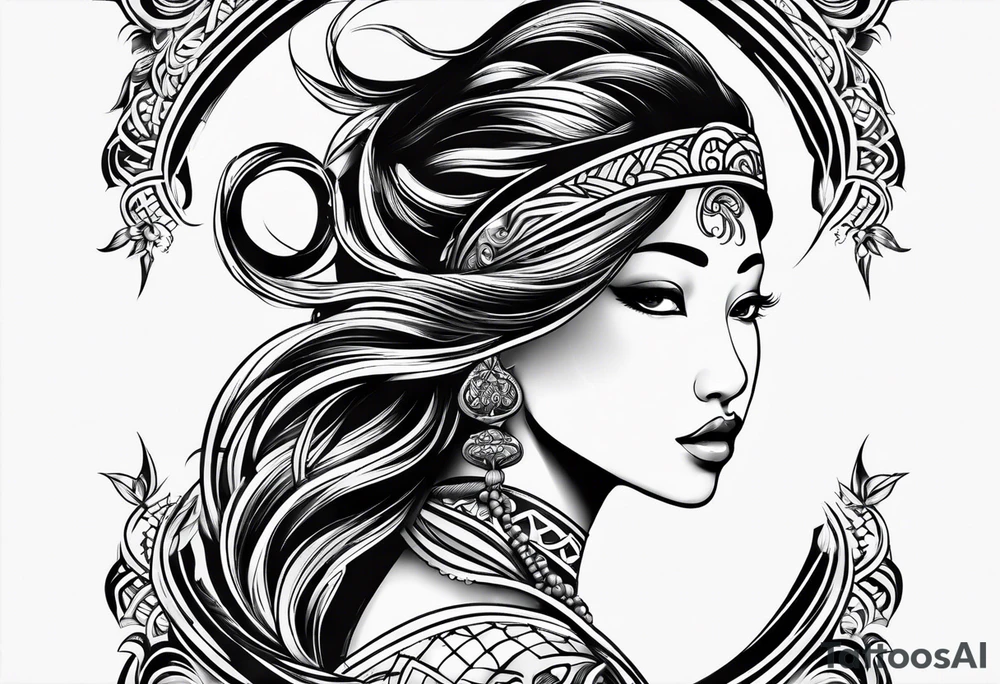 aquarius tribal tattoo tattoo idea