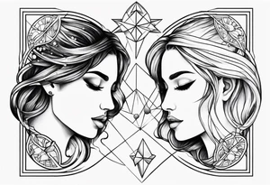 pisces and sagittarius tattoo idea