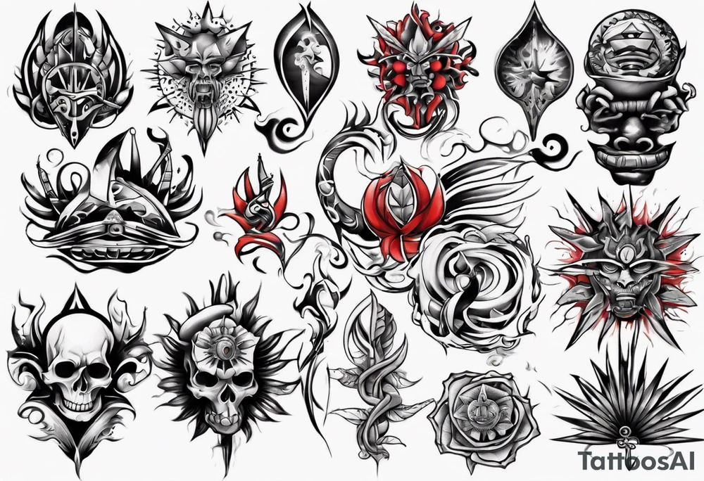 island of Trinidad and Tobago tattoo idea