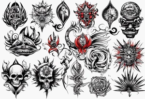 island of Trinidad and Tobago tattoo idea