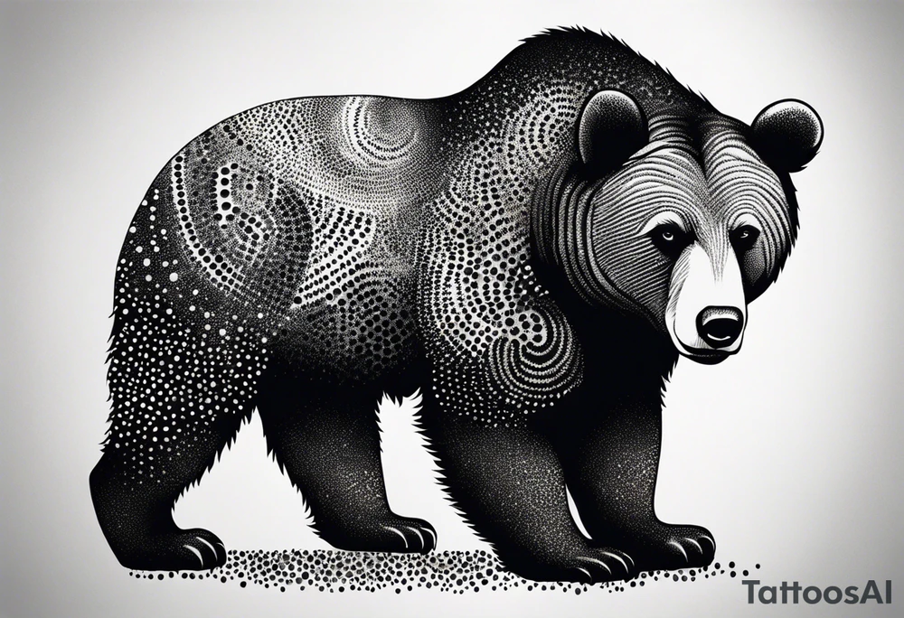 urso com fome tattoo idea