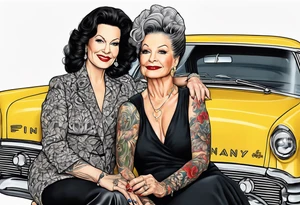 Fran fine and maxwell sheffield from the nanny tattoo idea