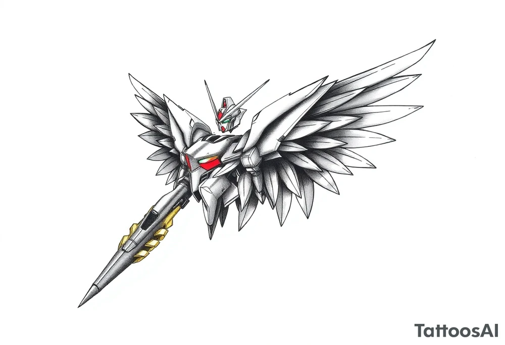 Gundam wing tattoo idea