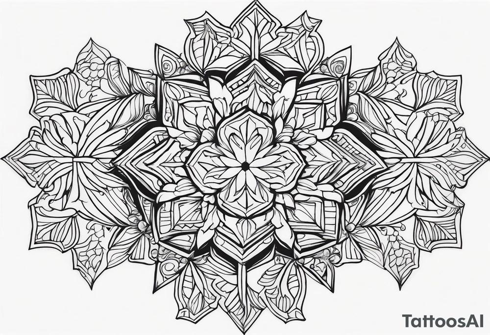 Snowflake tattoo idea