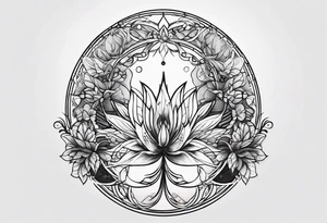 small tattoo symbolizing growth for a man tattoo idea