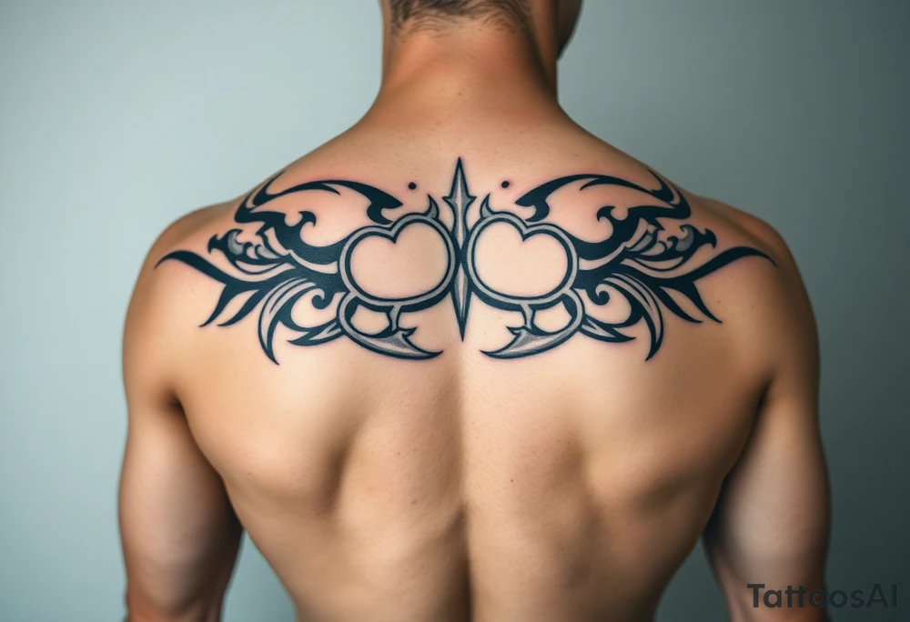 brass knuckles gangster vibe tattoo idea