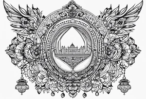 hungarian embroidery tattoo idea