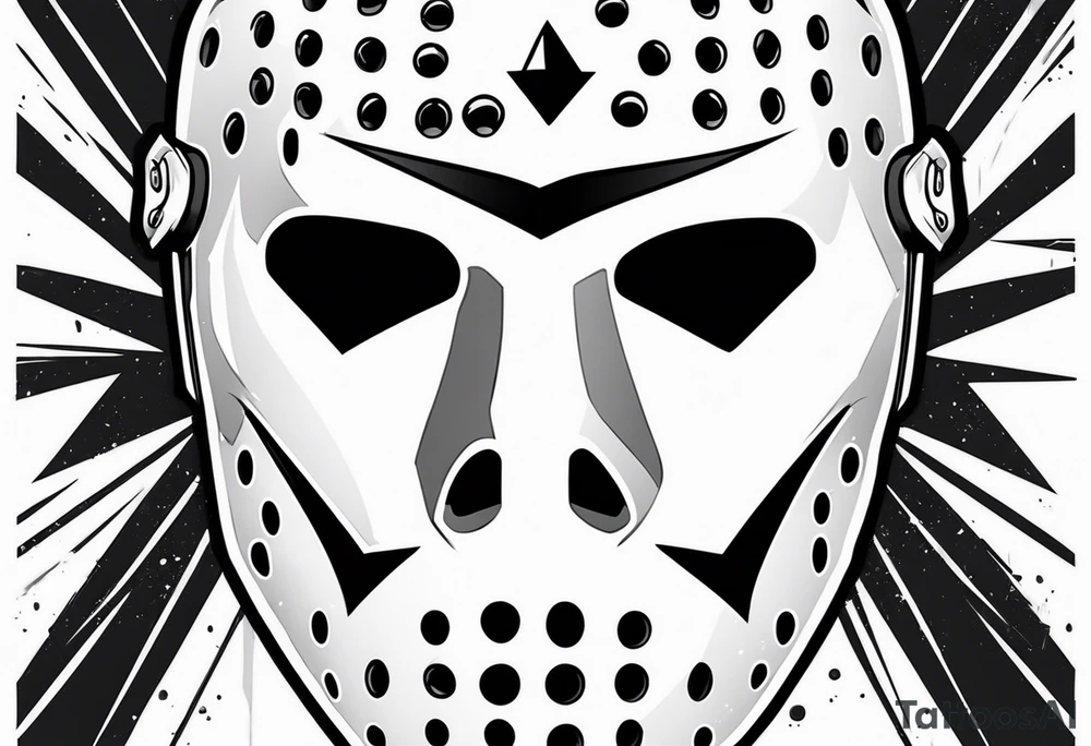 Friday the 13th Jason mask tattoo idea