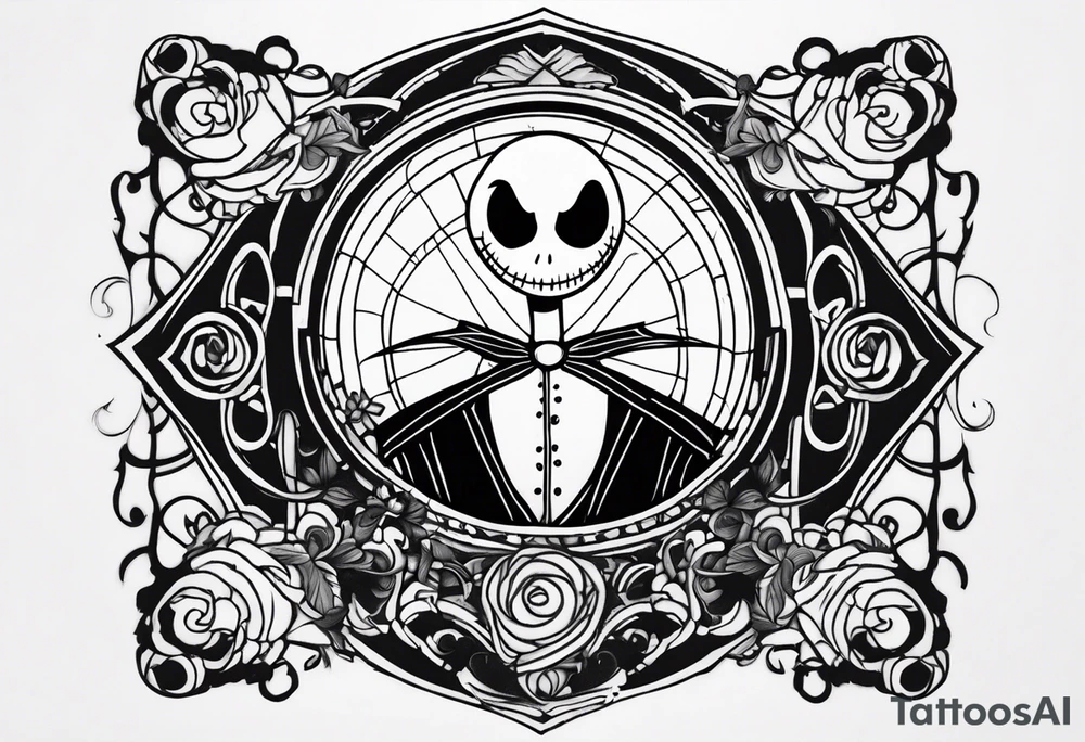 Jack Skellington tattoo idea