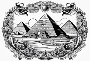 Egypt and sardinia tattoo idea